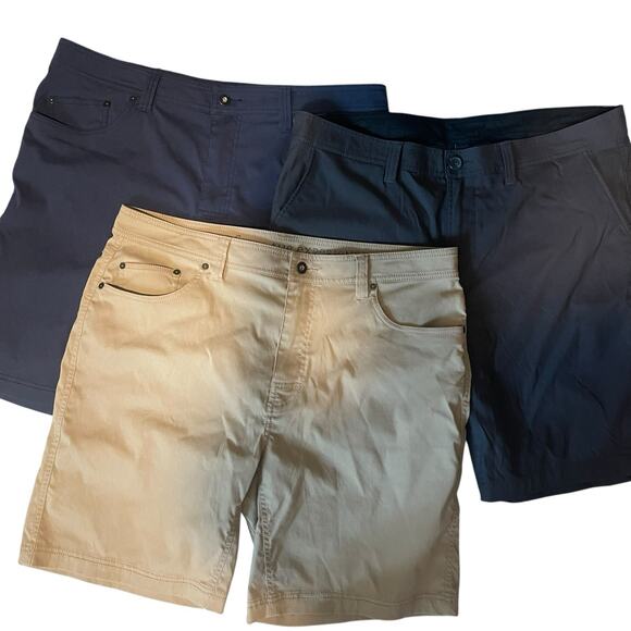 PrAna Shorts Mens 38 Hiking Outdoor Nylon Lot of 3 - Picture 3 of 8